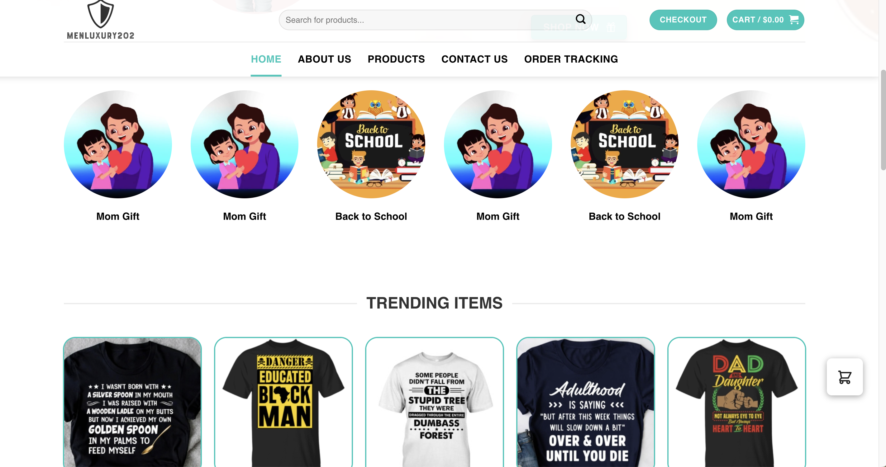 Giao Diện Website WordPress Bán 3D Shirt Tốt Nhất Năm 2025 4 Giao diện mẫu