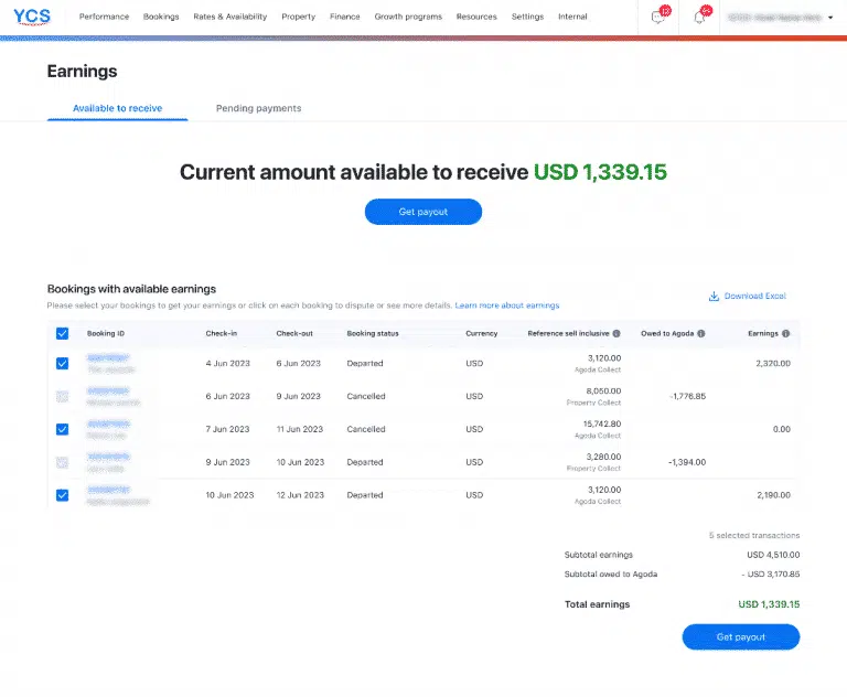 Hướng Dẫn Rút Tiền Từ Thẻ UPC Trên Agoda 14 a screenshot of a computer description automatically generated 1 2.png