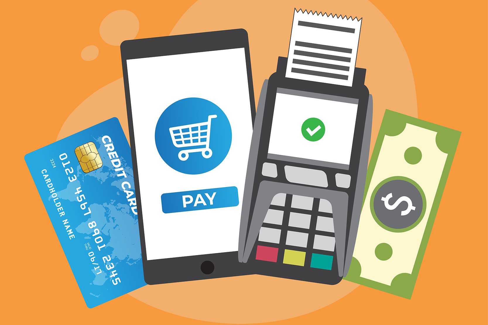 Set of Variety Payment Methods Icon 1