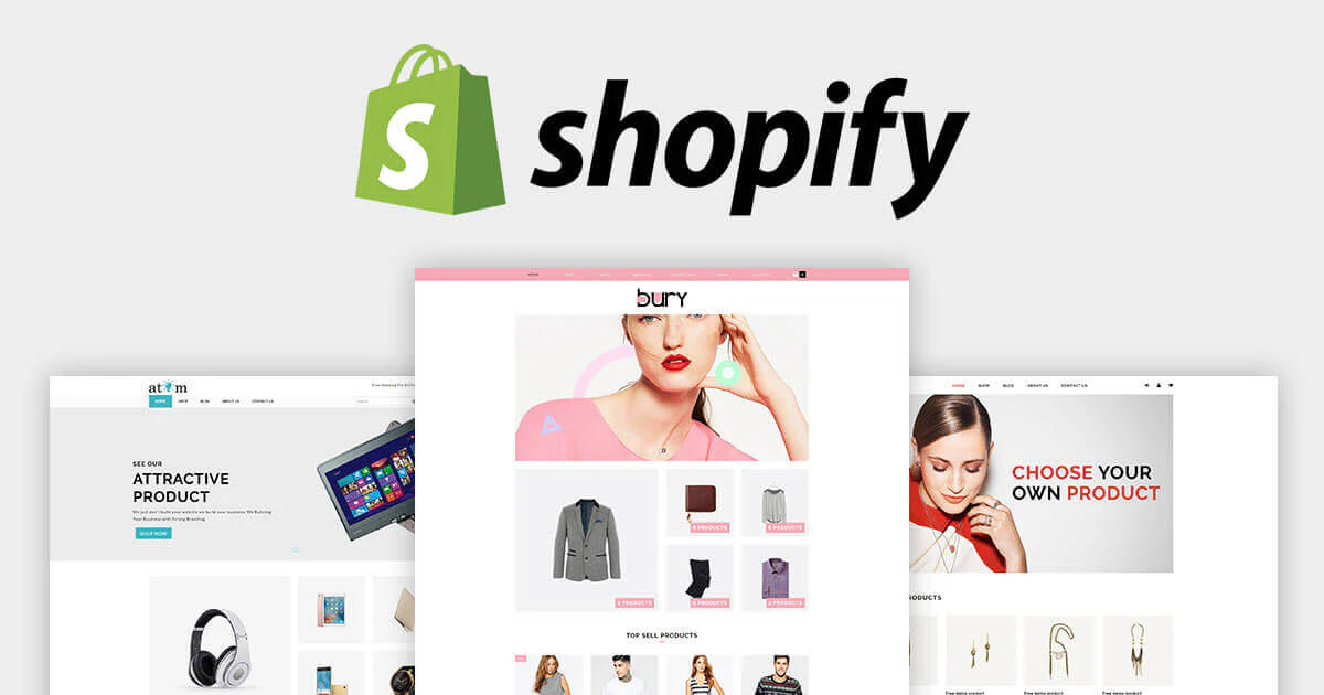 Shopify website design Choose theme