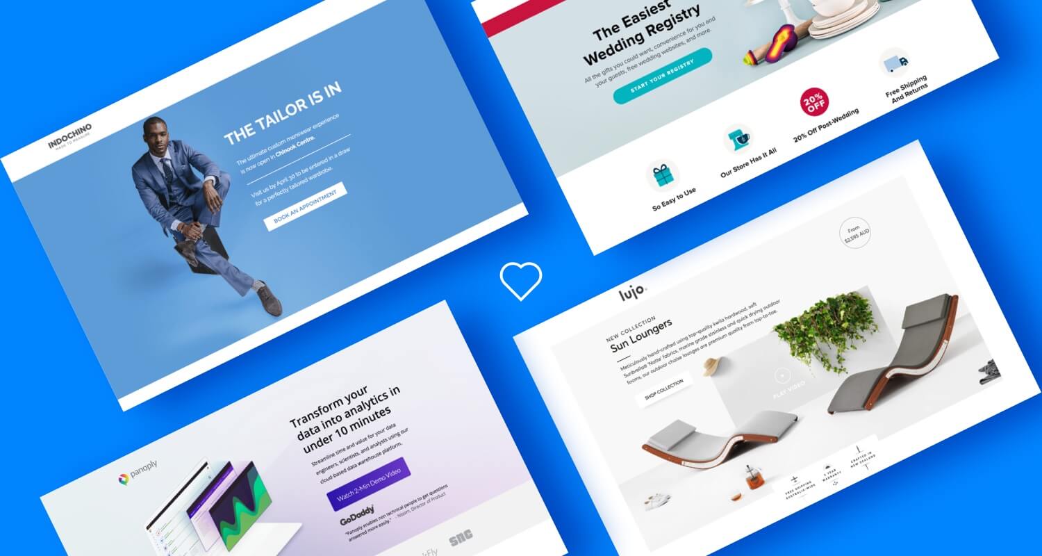 cac mau landing page dep 8