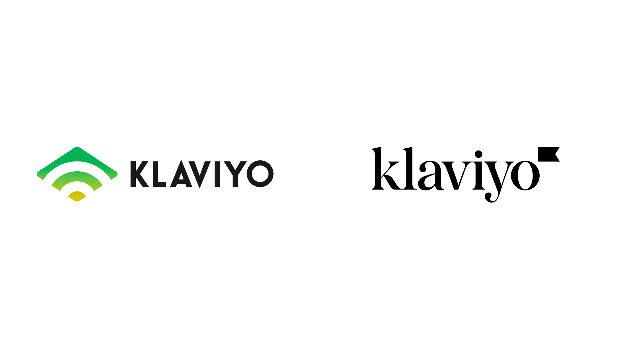 klaviyo logo before after