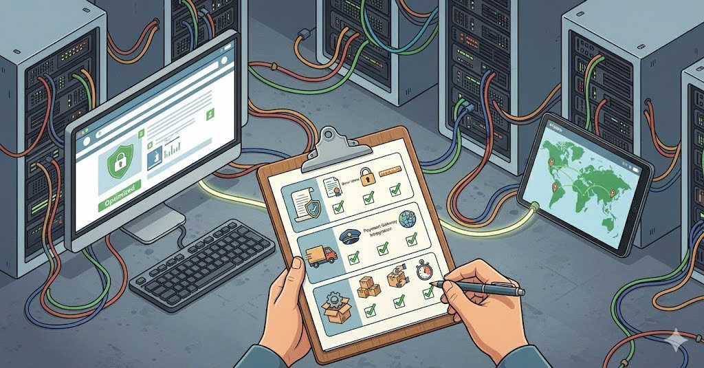 Checklist về Hạ tầng kỹ thuật trong store