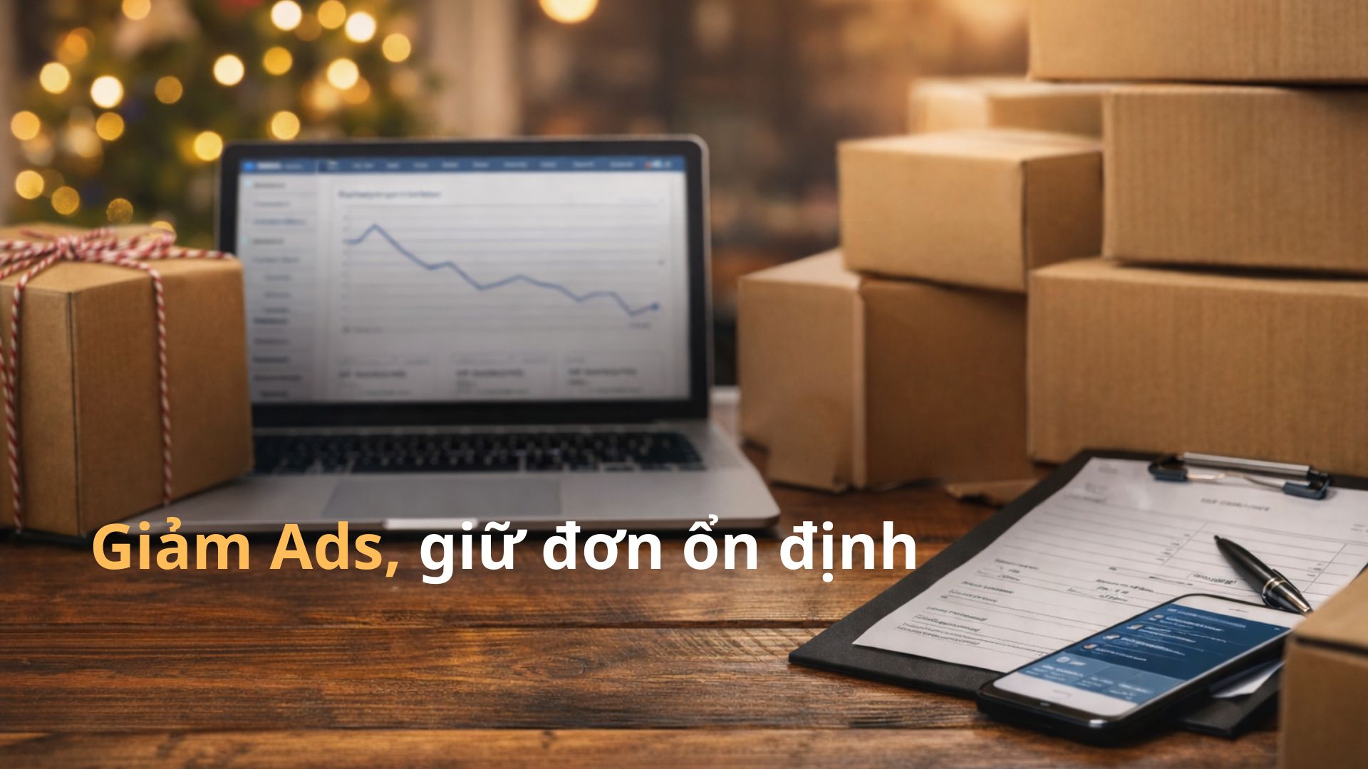 Giam Ads giu don on dinh