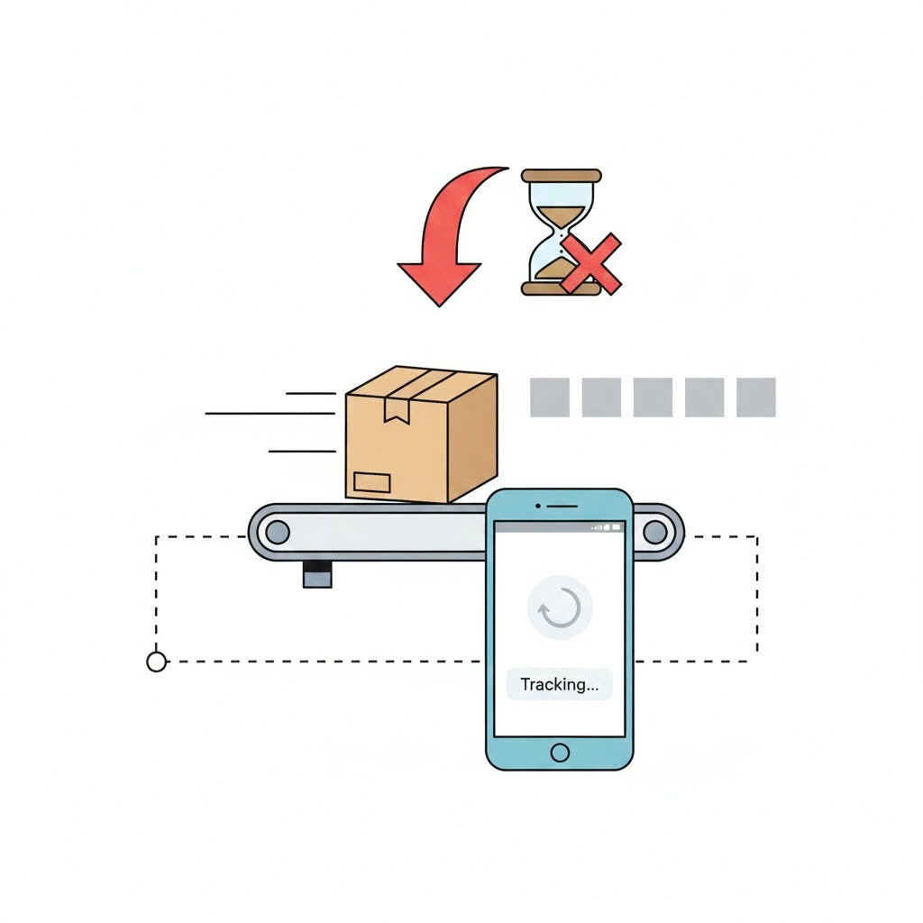 Không update tracking hoặc tracking chậm