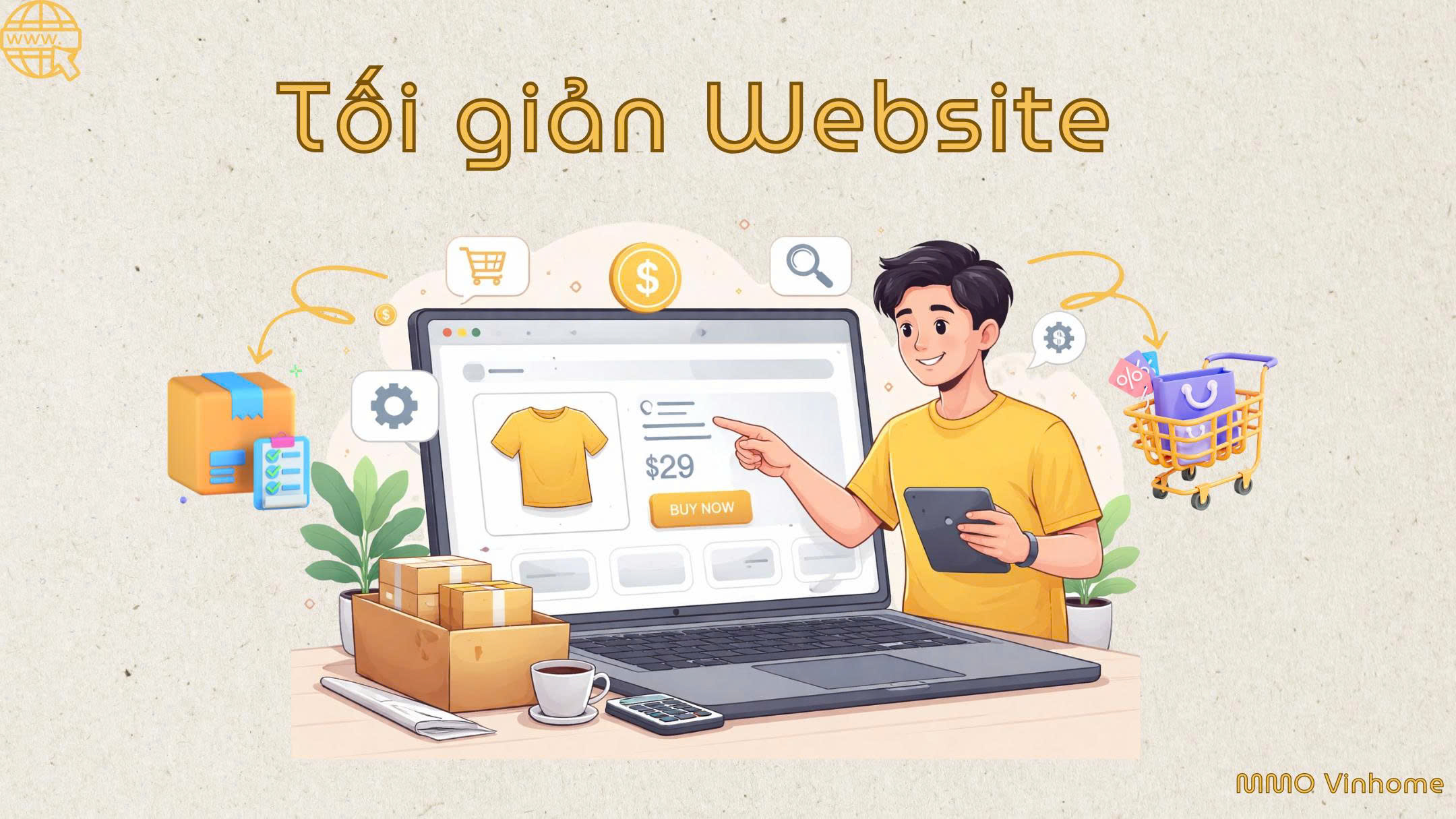 Tối Giản Website Càng Dễ Ra Nhiều Đơn