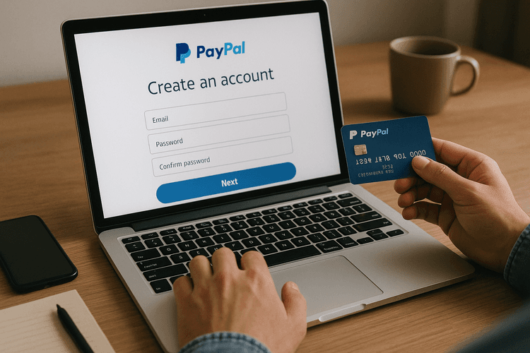create paypal account